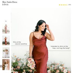 Revelry Satin Skye Gold Champagne Size 24